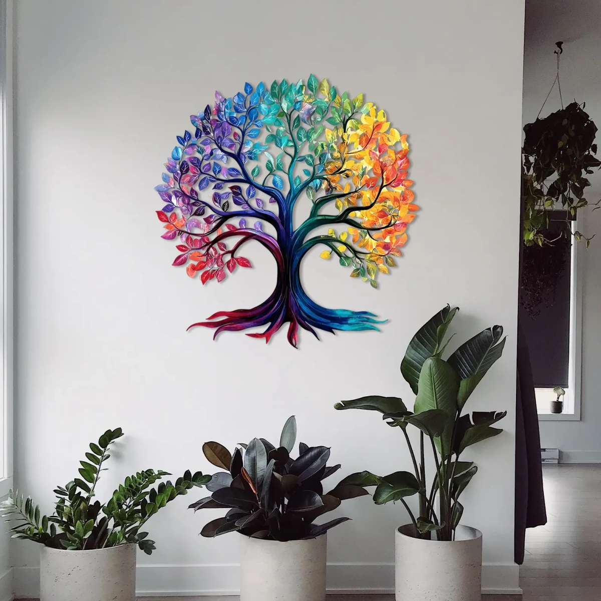 Hayat Ağacı Metal Duvar Sanatı